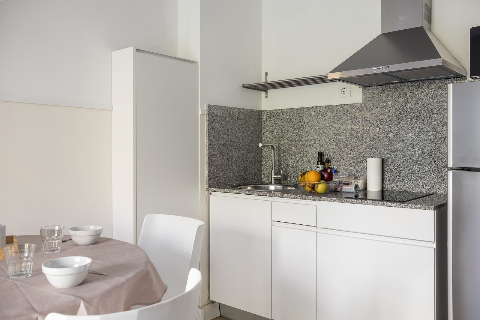 Family apartment with balcony