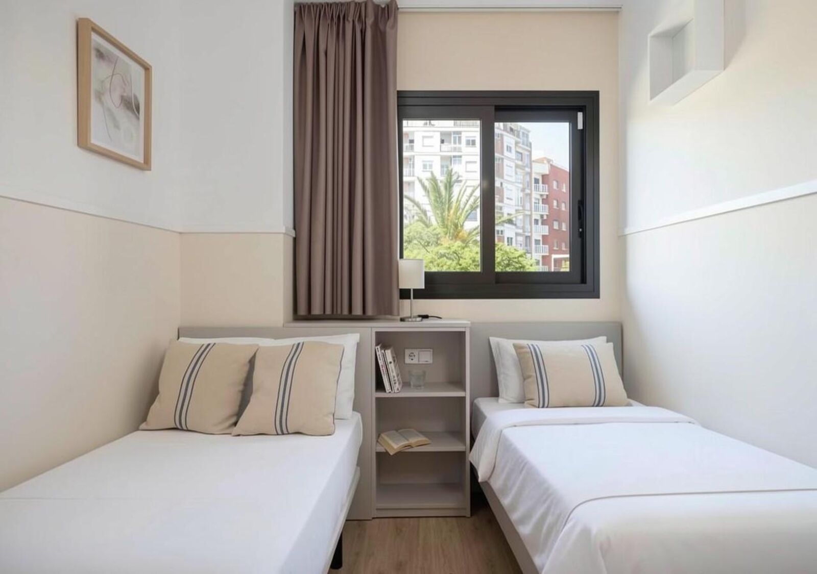 Family apartment with balcony