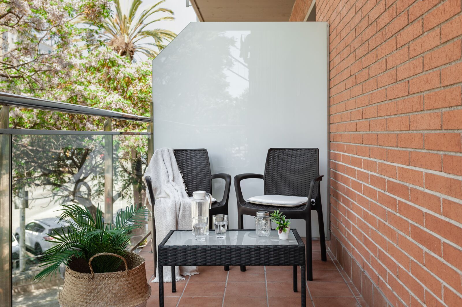 Family apartment with balcony